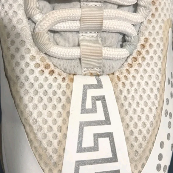 Versace Chain Reaction (Unisex) Wht Mesh Trainers EU 38 Wmns US Sz 7 Mens Sz 5.5 - Picture 13 of 16